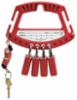Safety Padlock Caddy w/ Labels, Red